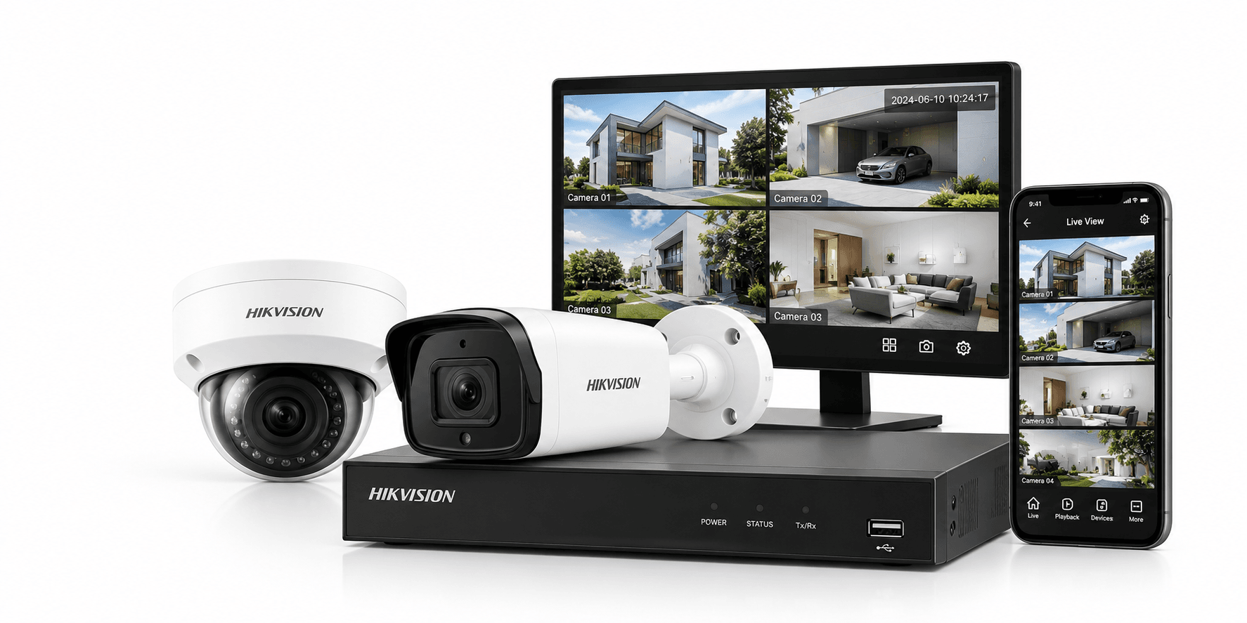 CCTV Cameras, WiFi Cameras & DVR / NVR Systems - Defense Security Systems Kollam Kerala