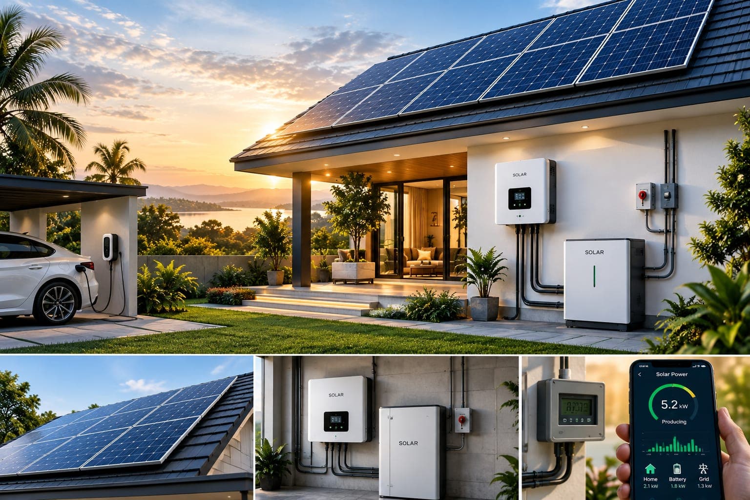 Solar System CCTV camera surveillance and security installation in Kollam, Kerala